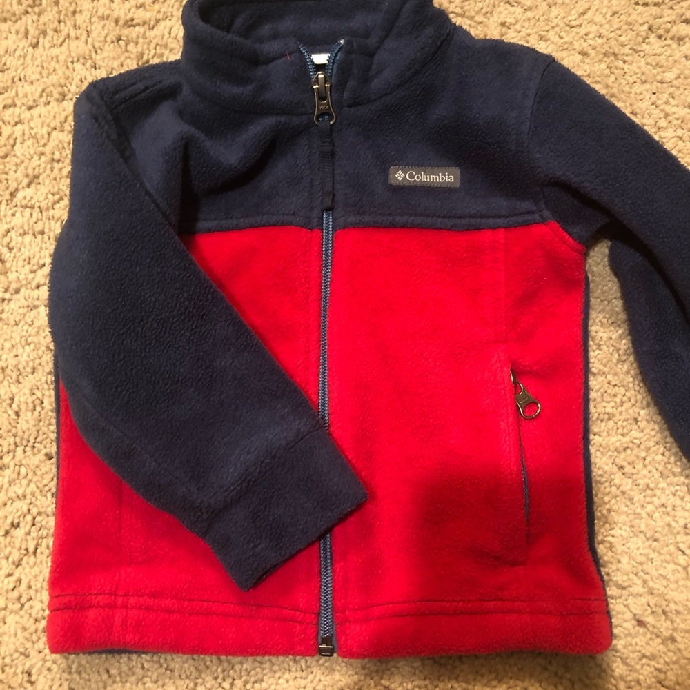Columbia zip up fleece. Size 2T.